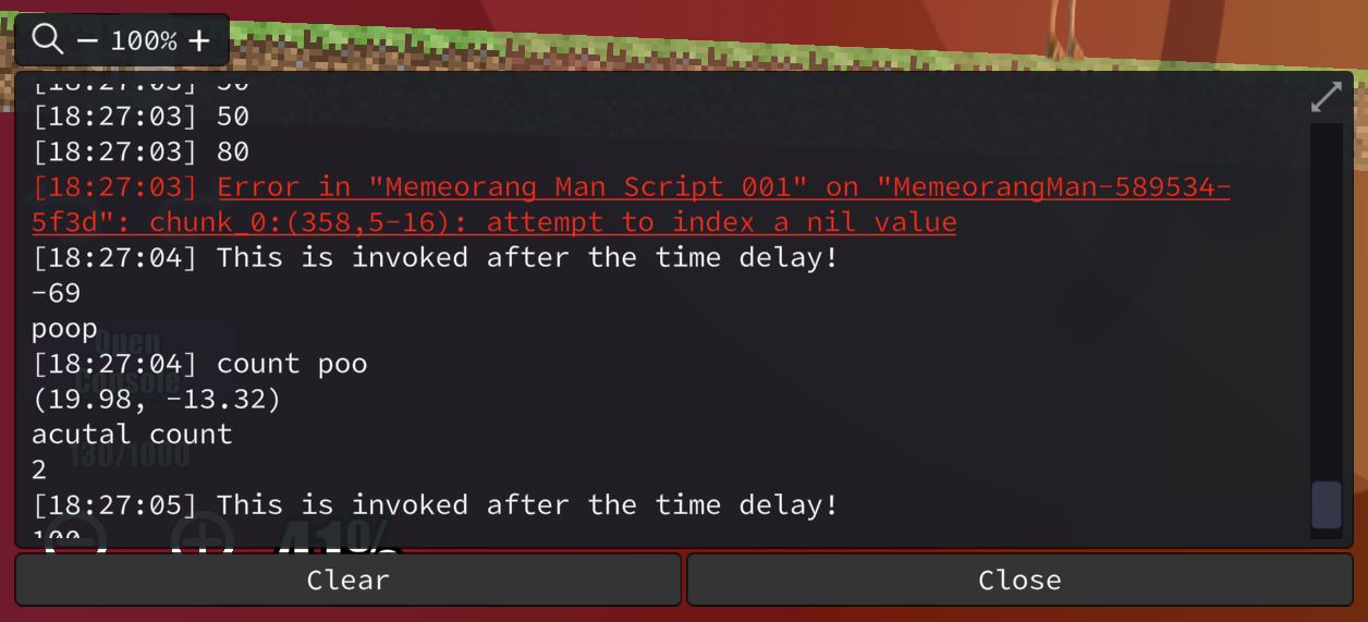 Error Handling | Ye Olde Meme Game 2 ModScripting