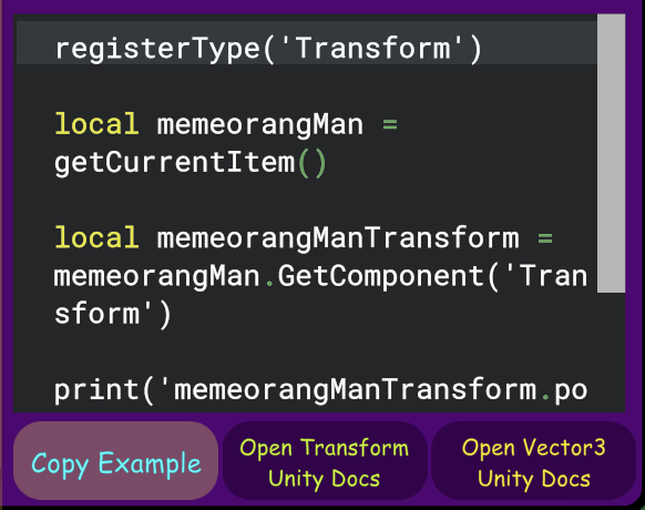 API Reference | Ye Olde Meme Game 2 ModScripting